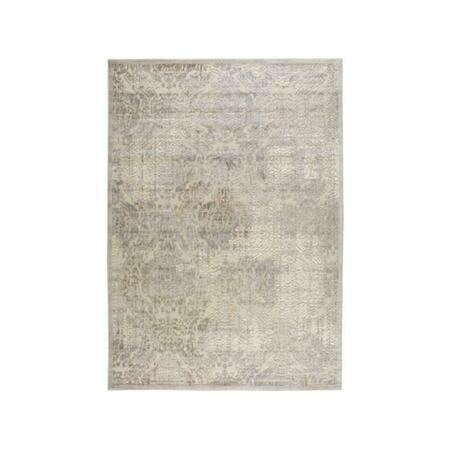 NOURISON Graphic Illusions Gil09 Ivory Rug - 5 Ft. 3 In. X 7 Ft. 5 In. 99446130778